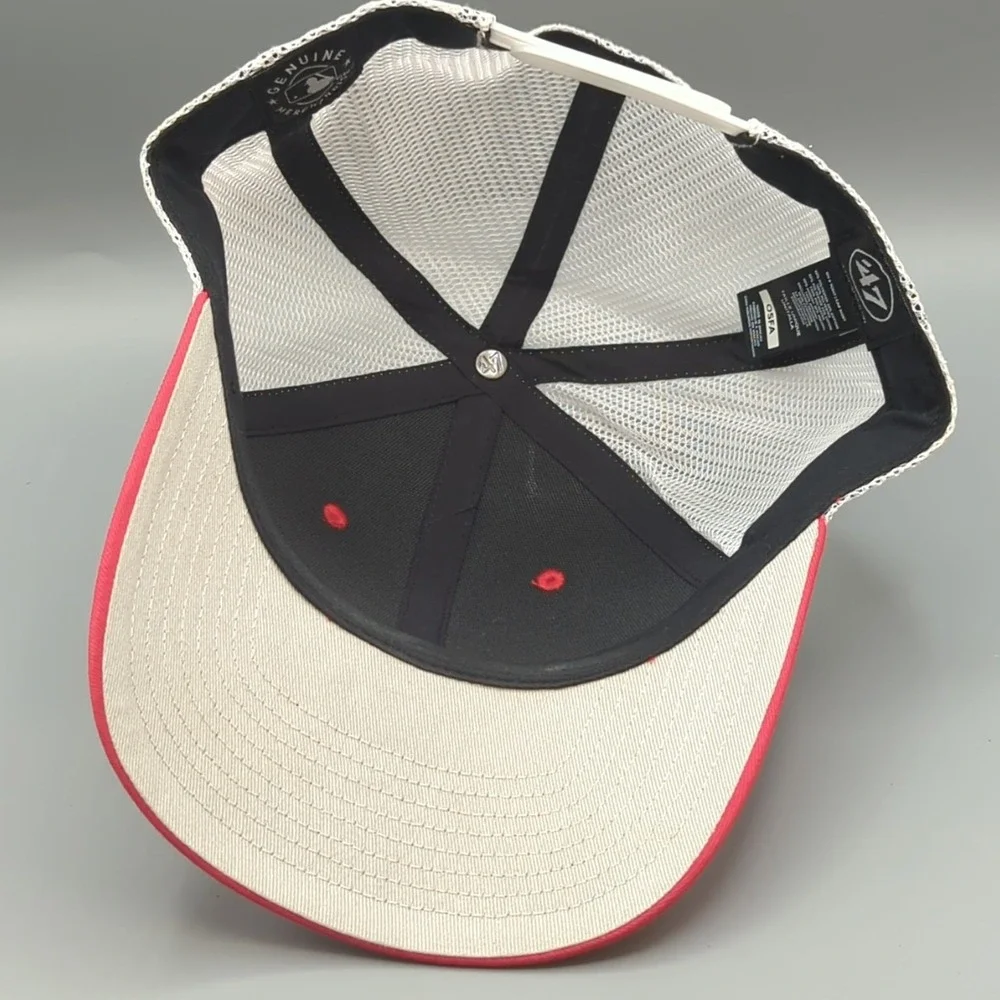 Washington Nationals Hat Cap Snapback Red White Trucker '47 Baseball Mens OSFA